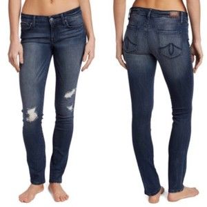 Anthropologie Level 99 Lily Skinny Straight Jeans 27